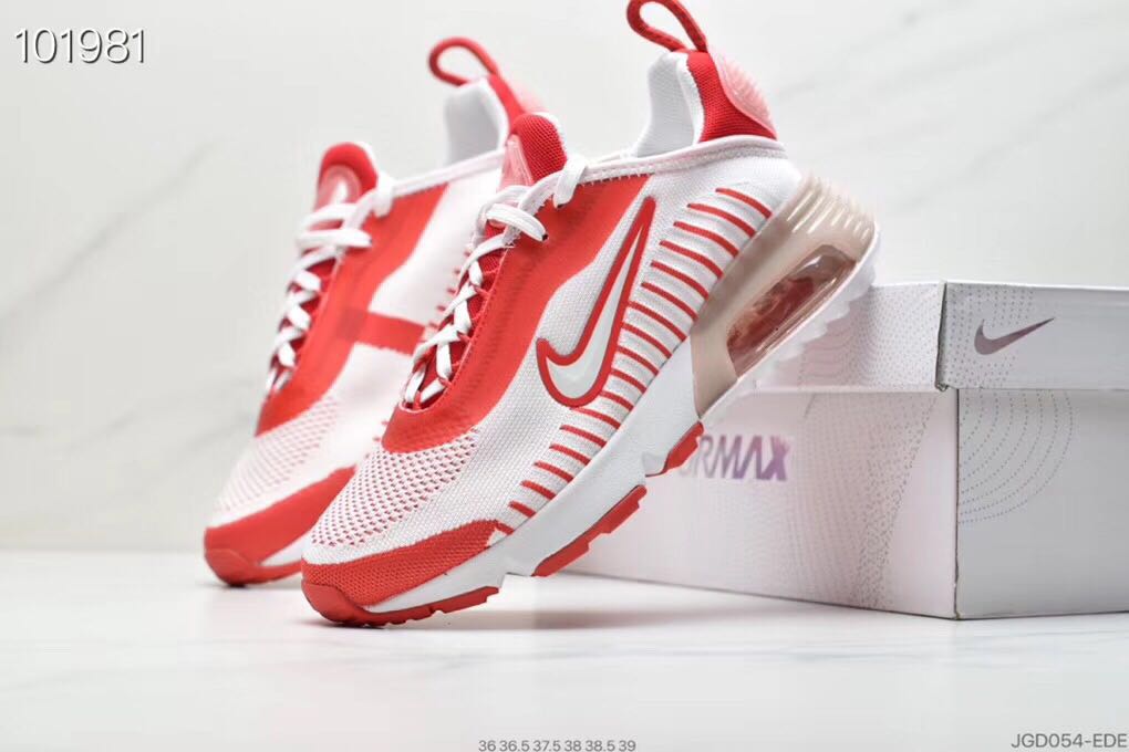 2090 Nike Air Max Vapormax Red White Shoes for Women